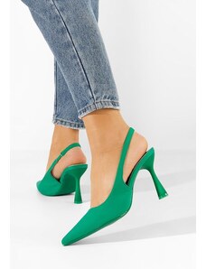 Zapatos Anabela zöld női elegáns cipő