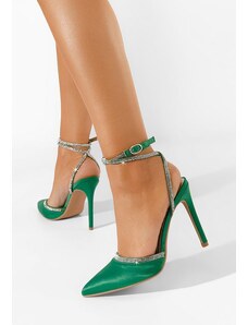 Zapatos Azaleea zöld tűsarkú cipő