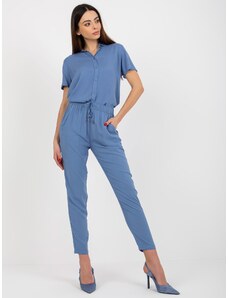 BASIC Kék női nyári nadrág -D73760M61869H-blue
