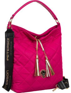 Peterson Shopper táska rojtokkal - sötét rózsaszín PTN 17001