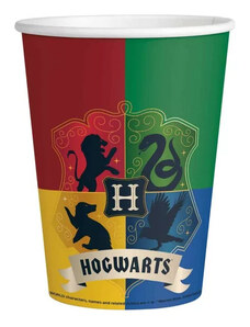 Harry Potter Houses papír pohár 8 db-os 250 ml