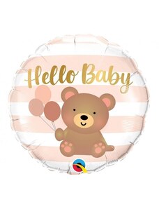 Hello Baby Bear fólia lufi 46cm