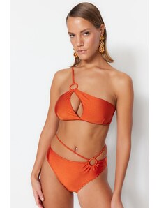 Trendyol Cinnamon egyvállas kiegészítő bikini felső