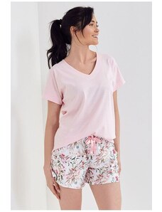 Cana Aromatica rövid női pizsama, rózsaszín