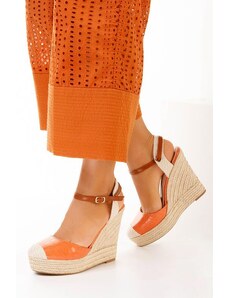 Zapatos Benisa v2 narancssárga platform szandál
