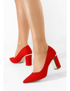 Zapatos Sireda piros félcipő