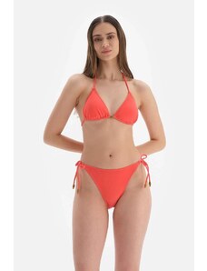 Dagi narancssárga háromszög kis bikini felső