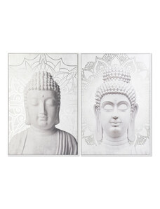Kép DKD Home Decor 82,5 x 4,5 x 122,5 cm Buddha Keleti (2 egység)