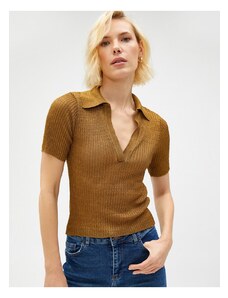 Koton Polo Neck Knitwear Sweater Short Sleeve