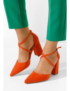 Zapatos Dimitra narancssárga félcipő
