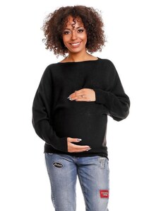 AnyAnak Fekete színű, oversize kismama pulóver