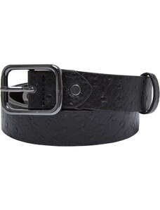 Urban Classics Accessoires Synthetic ostrich leather belt black/red
