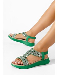 Zapatos Ozana zöld vastag talpú szandál
