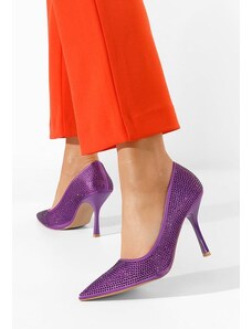 Zapatos Elina lila női elegáns cipő