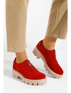 Zapatos Brindisi V2 piros női bőr félcipő