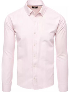 BASIC Világos rózsaszín egyszínű férfi ing DX2432
