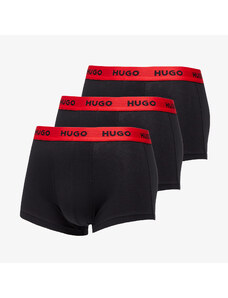 Boxeralsó Hugo Boss Trunk 3 Pack Black/ Red
