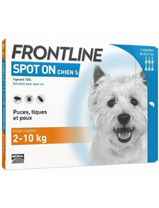 Pipetta kutyáknak Frontline Spot On 2-10 Kg