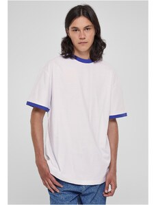 UC Men Oversized Ringer T-shirt white/royal