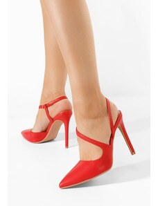 Zapatos Ayza piros tűsarkú cipő