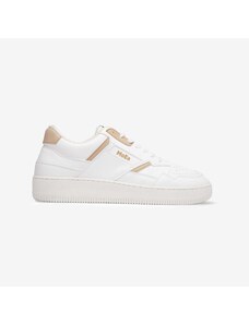 MoEa Vegan Sneakers White Beige - Gen1 - Corn Leather