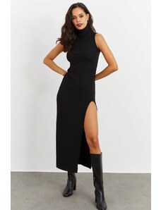 Cool & Sexy Menő és szexi női fekete midi halász ruha