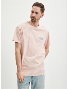 Light pink Mens T-Shirt Guess Back Mirage - Men