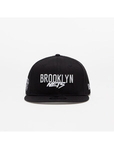 Sapka New Era Brooklyn Nets Script Logo 9FIFTY Snapback Cap Black