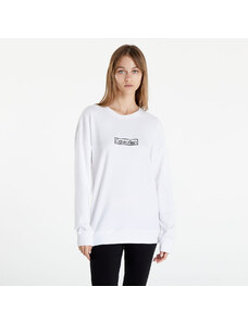 Női kapucnis pulóver Calvin Klein Reimagined Heritage Sweatshirt White