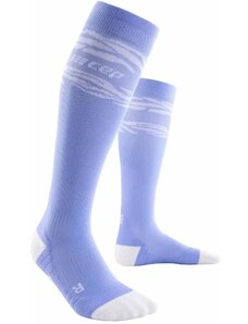 Women's compression knee-high socks CEP Animal Sky/White