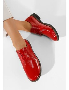 Zapatos Otivera v3 piros női derby cipő