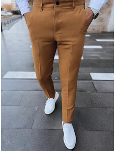 BASIC Barna férfi egyszínű Chino nadrág UX3974