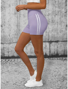 Rövid női leggings világos lila OZONEE O/LK382