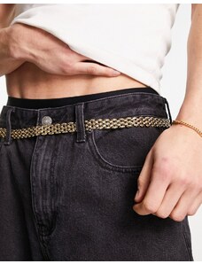 Faded Future belly chain belt in gold