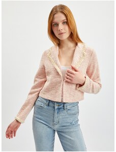 Orsay Világos rózsaszín női tweed dzseki - Hölgyek