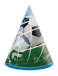 Focis parti kalap csákó Soccer Fans 6db-os