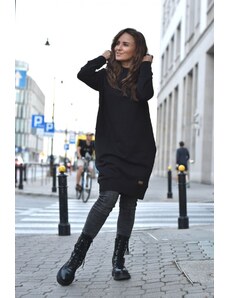 LOVEMADE Női pulóveres ruhák - fekete
