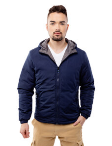 Men's reversible jacket GLANO - dark blue