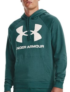 Under Armour UA Rival Fleece Big Logo HD-GRN Kapucni melegítő felők