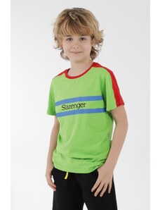 Slazenger Pat Boys T-shirt Green