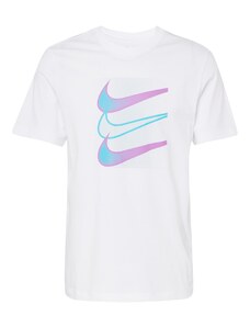 Nike Sportswear Póló világoskék / lila / piszkosfehér