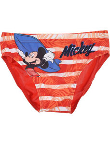 DISNEY Mickey Mouse fiú piros csíkos fürdőruha
