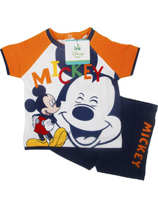 DISNEY Mickey Mouse fiú fekete-narancssárga szett