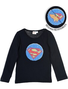 DC COMICS Sötétkék lány póló - Super Hero Girls