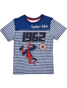 SPIDERMAN Kék fiús csíkos póló - Spider-Man