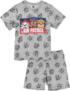 PAW PATROL Szürke fiús mintás pizsama - Mancs Őrjárat