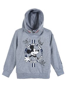 DISNEY Világosszürke kapucnis fiú pulóver - Mickey Mouse