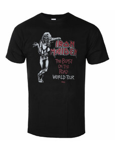Metál póló férfi Iron Maiden - Beast On The Road World Tour '82 - ROCK OFF - IMTEE156MB