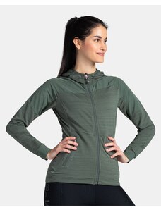 Női Kilpi MEMPHIS-W műszaki pulóver sötétzöld