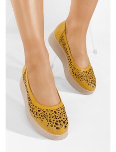 Zapatos Ulna sárga balerina cipő